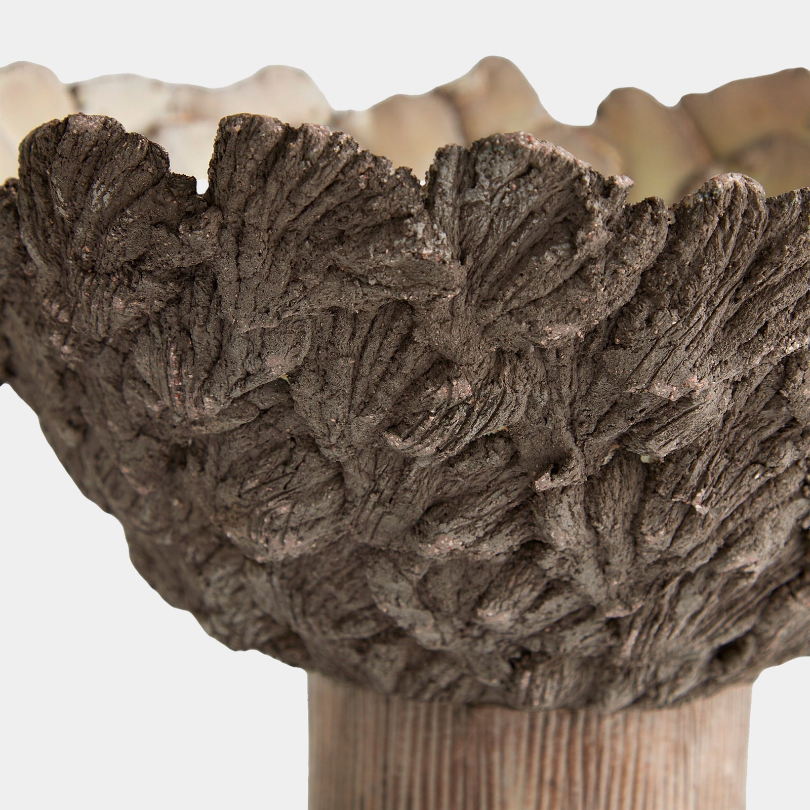 Petaled Pedestal Compote-Natural
