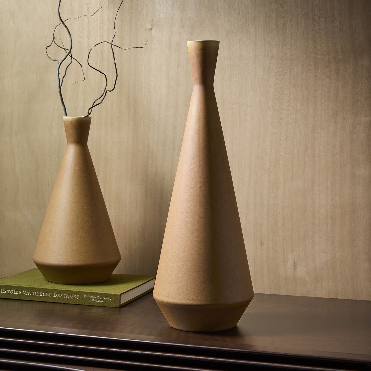 Modern Vase-Rust-Lg