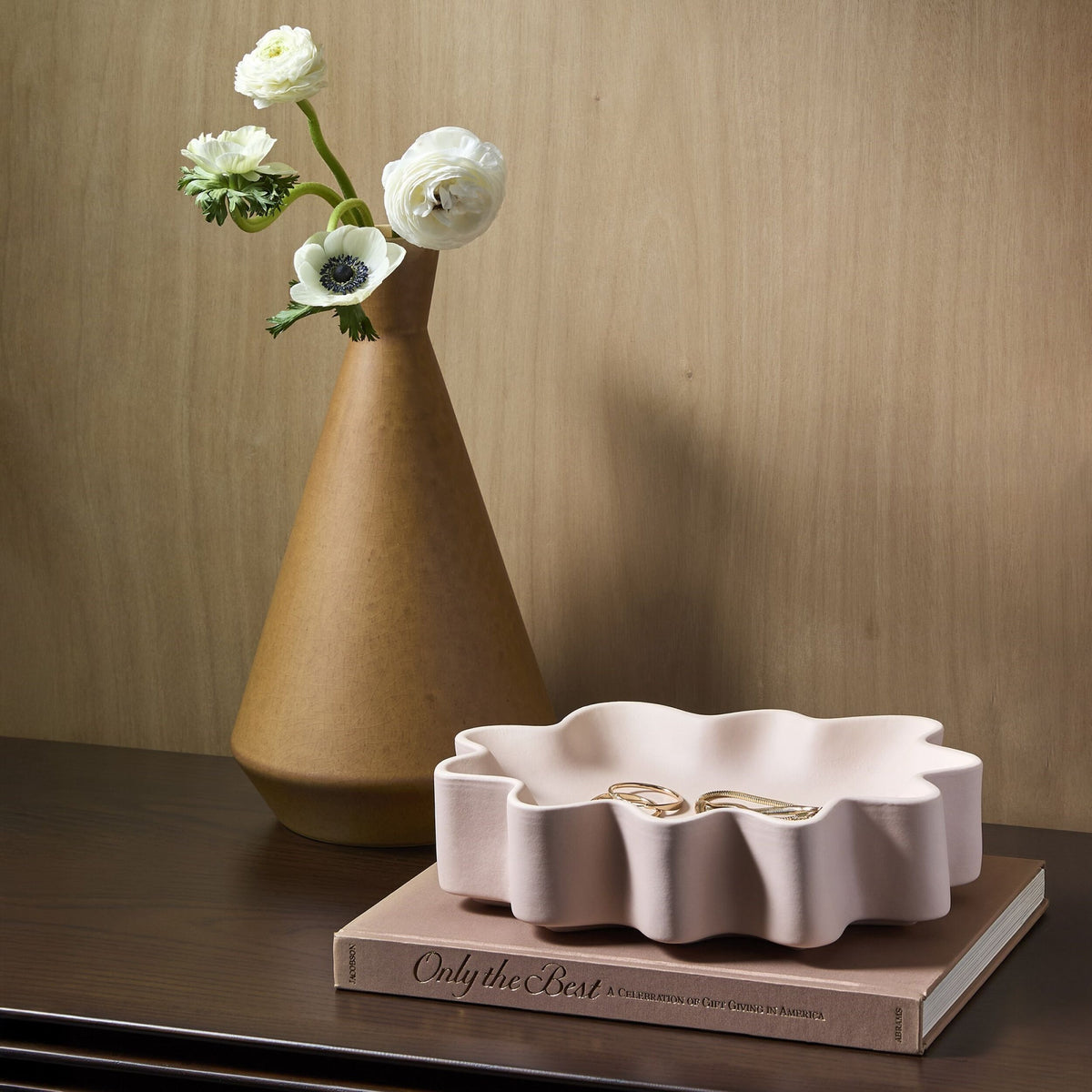 Modern Vase-Rust-Sm