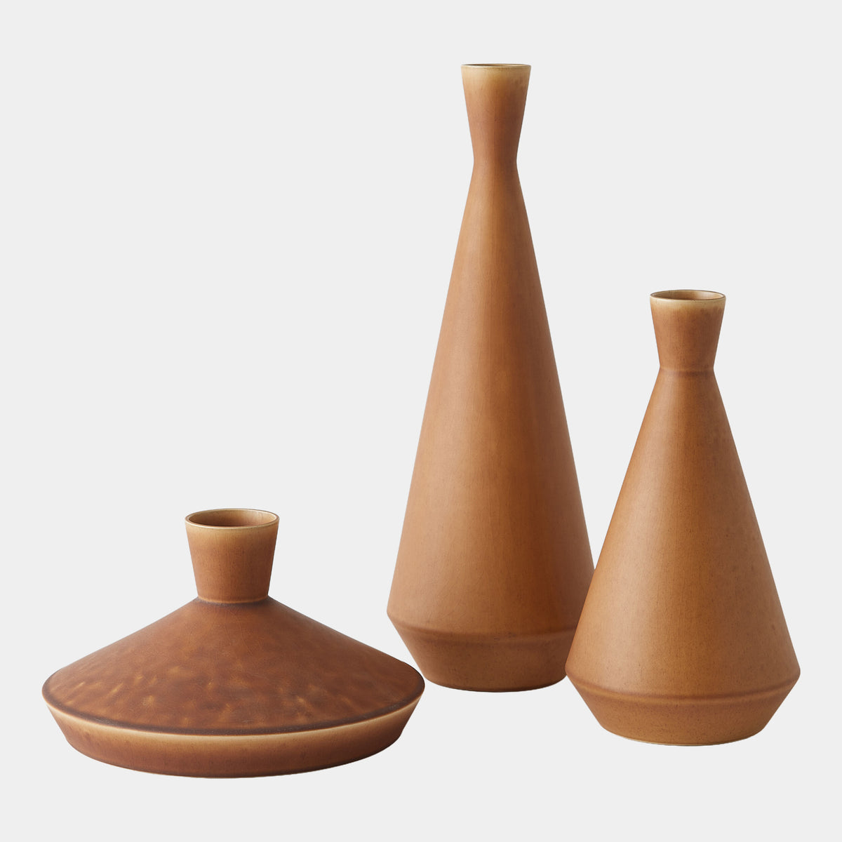 Modern Vase-Rust-Squat