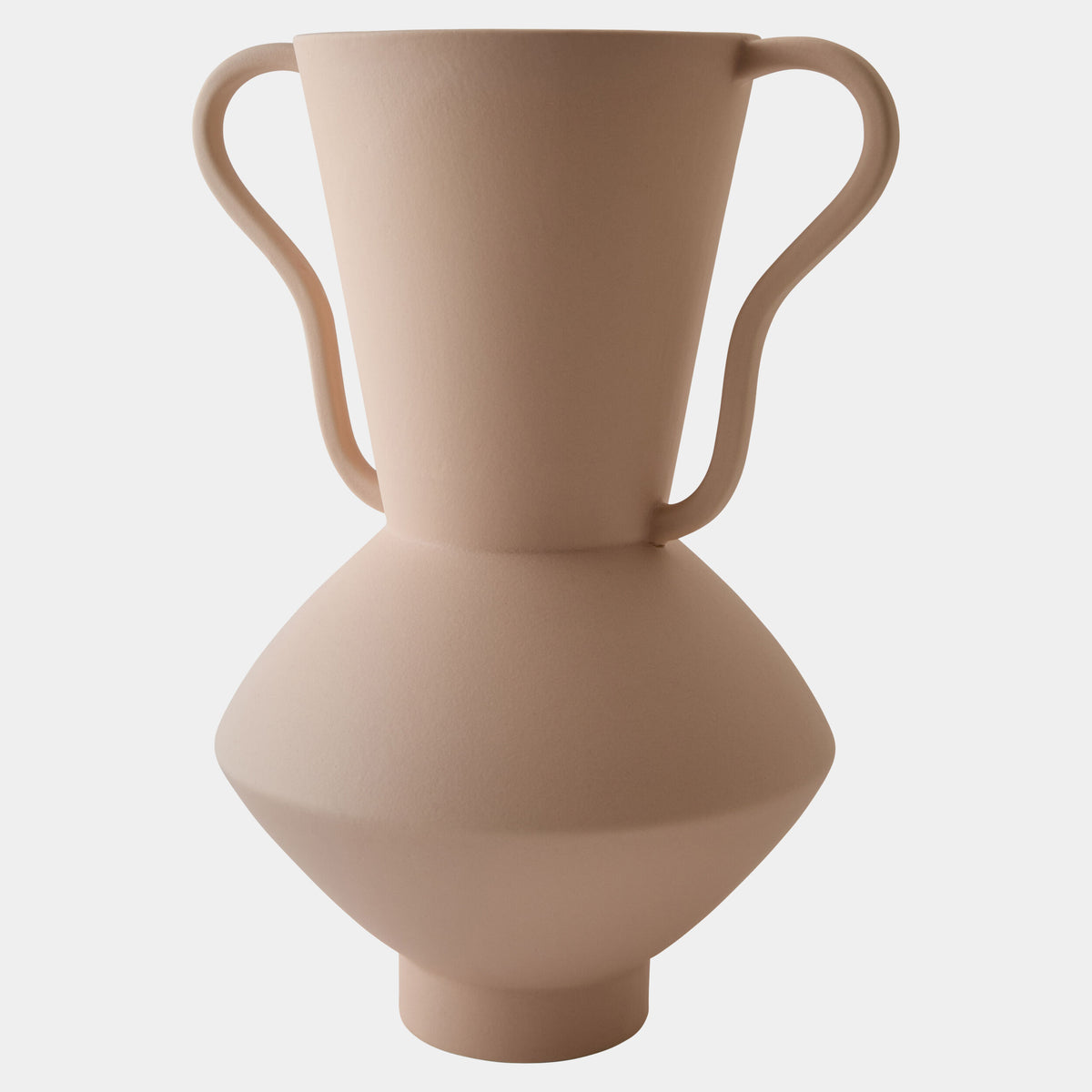 Ruffle Vase-Handles-Blush