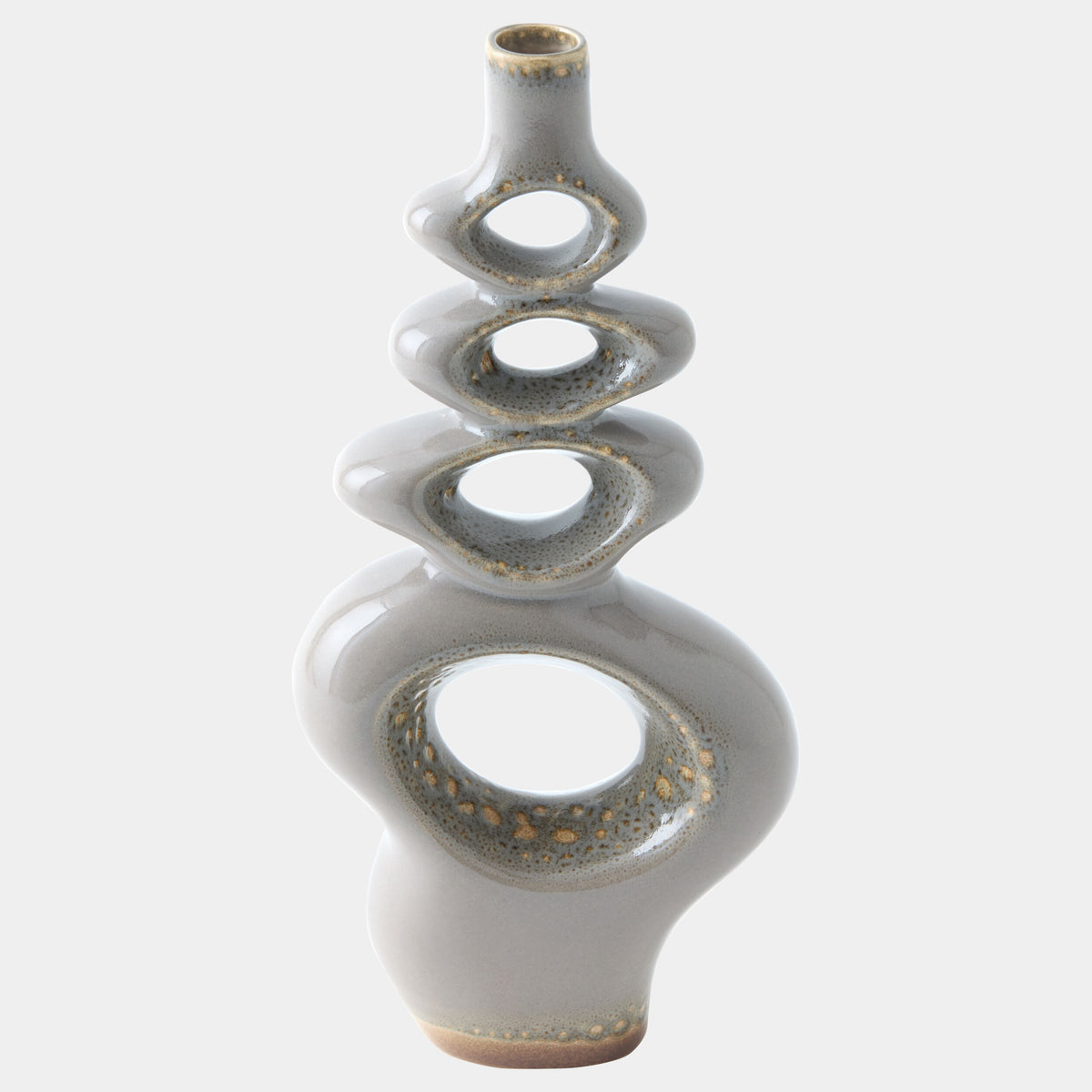 Token Vase-Gray Splotch-Sm