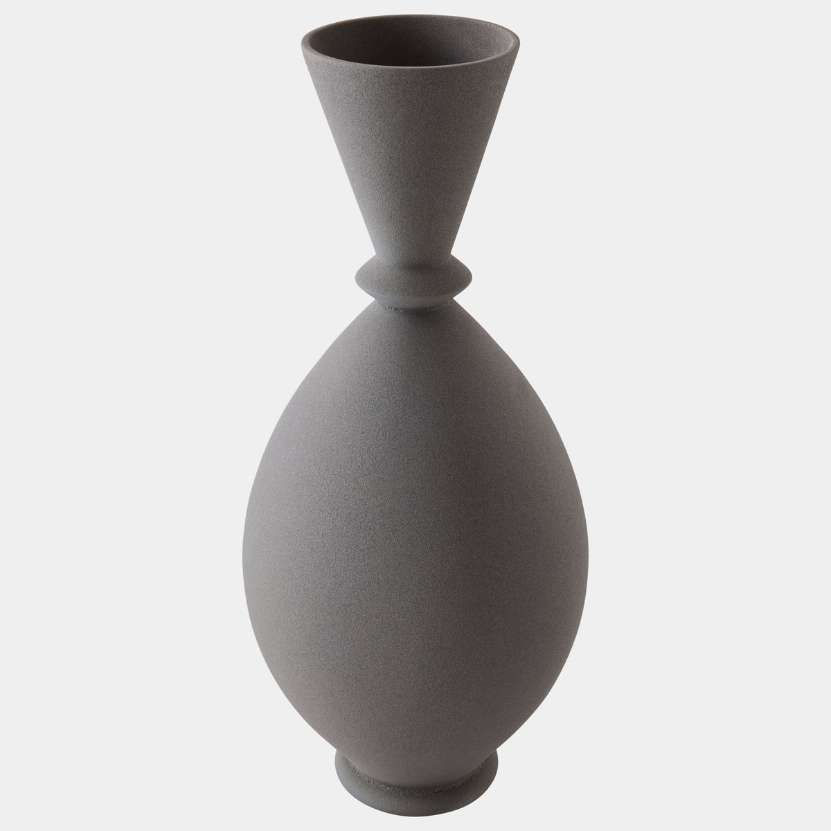 Villa Vase-Graphite-Sm