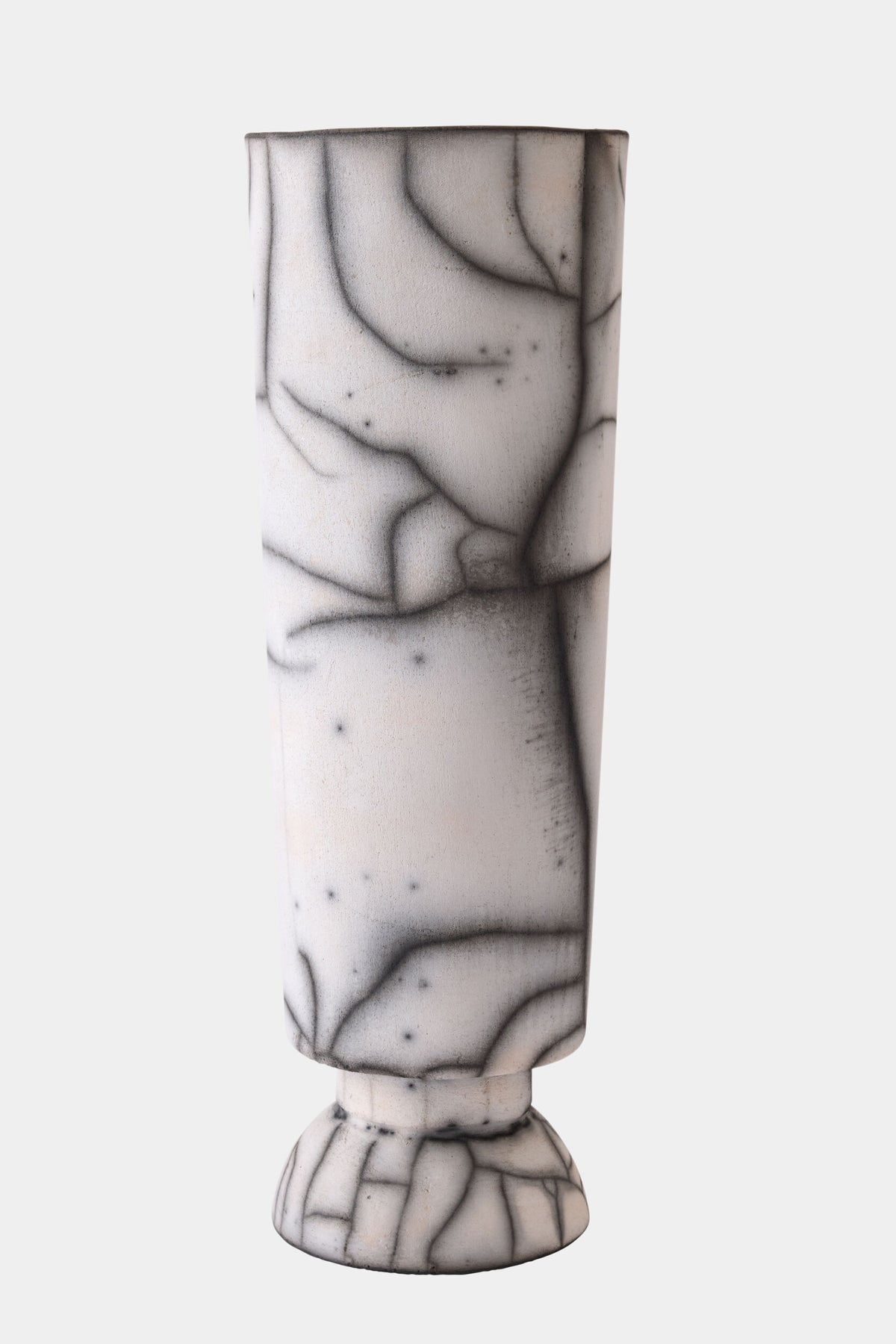 Trophy Vase-Naked Raku-Tall