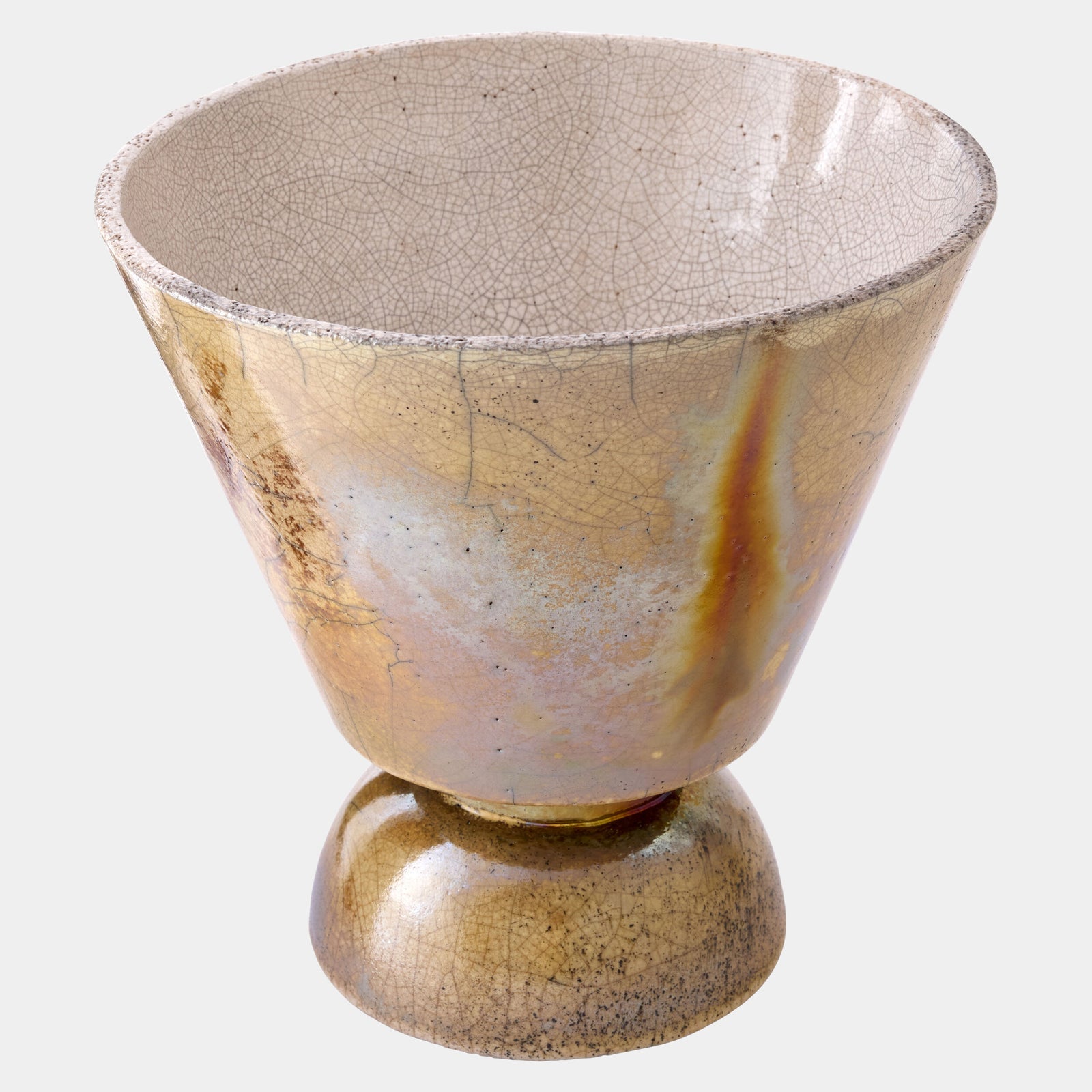 Trophy Vase-Iridescent-Short