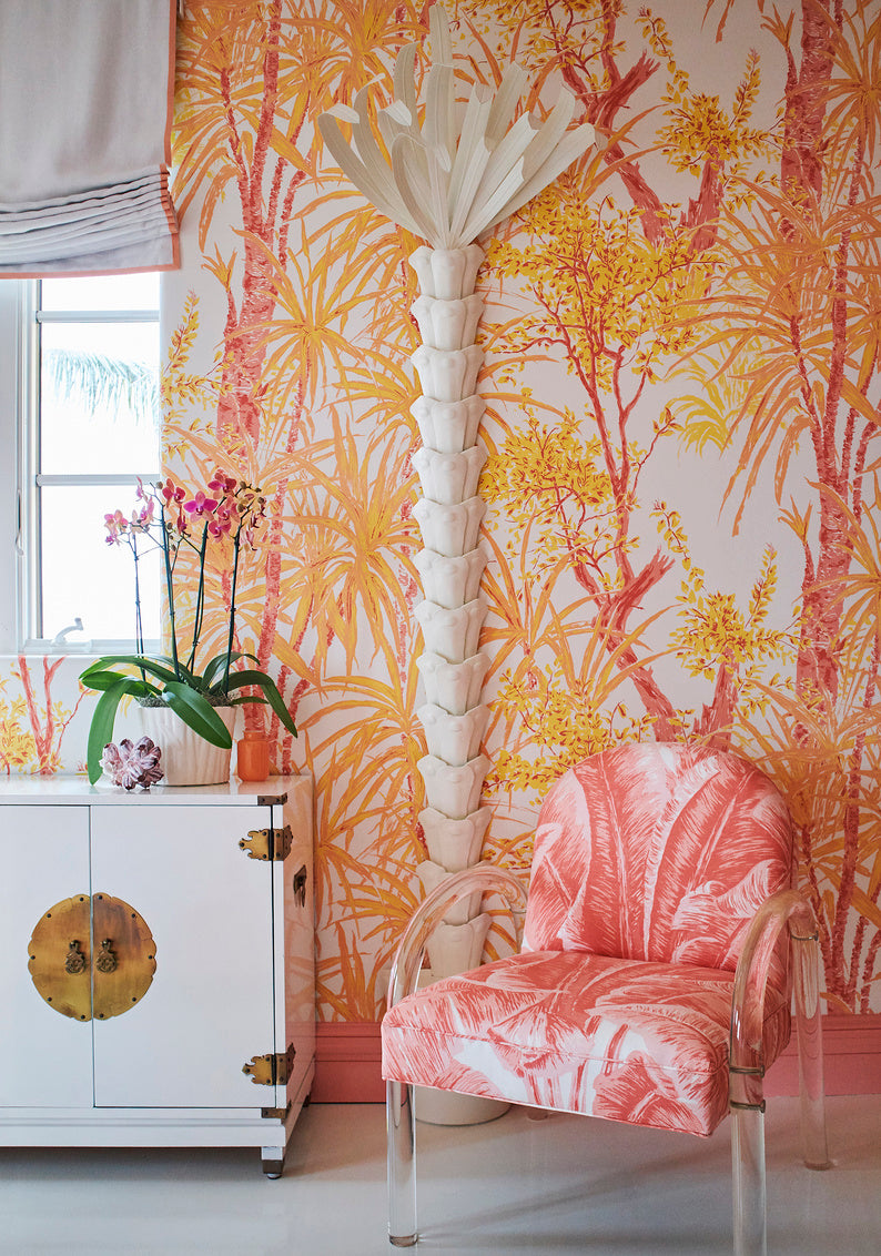 Palm Tree - White