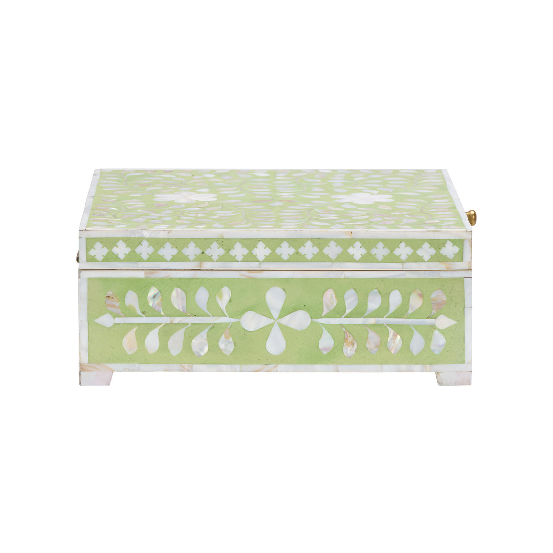 Bone Inlay Box-Green