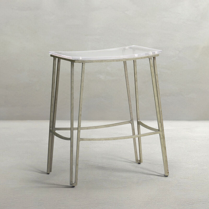 Pierce 24.5' Counter Height Stool - Silver