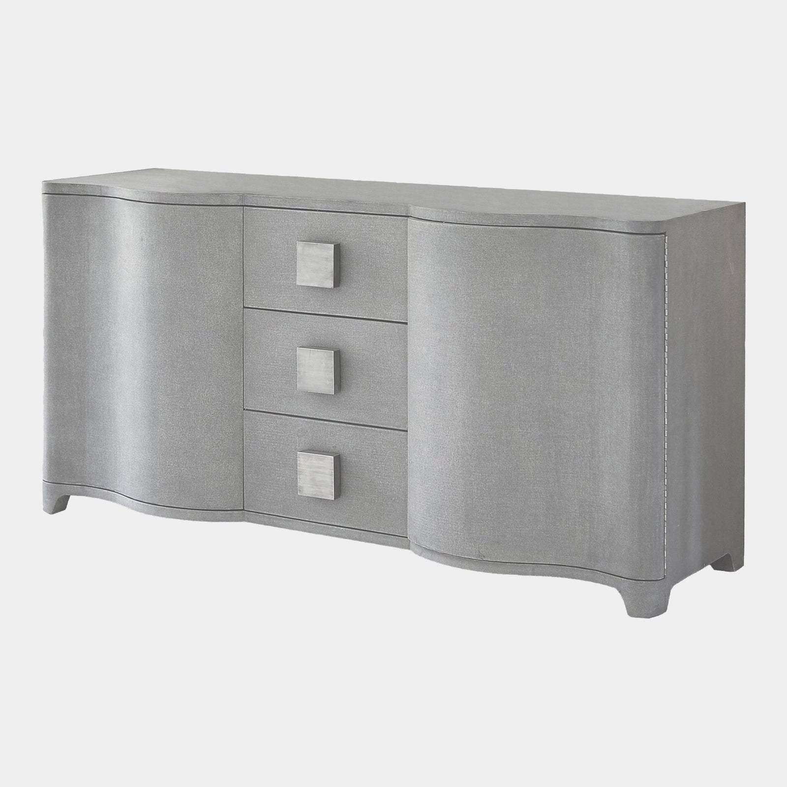 Toile Linen Credenza-Gray