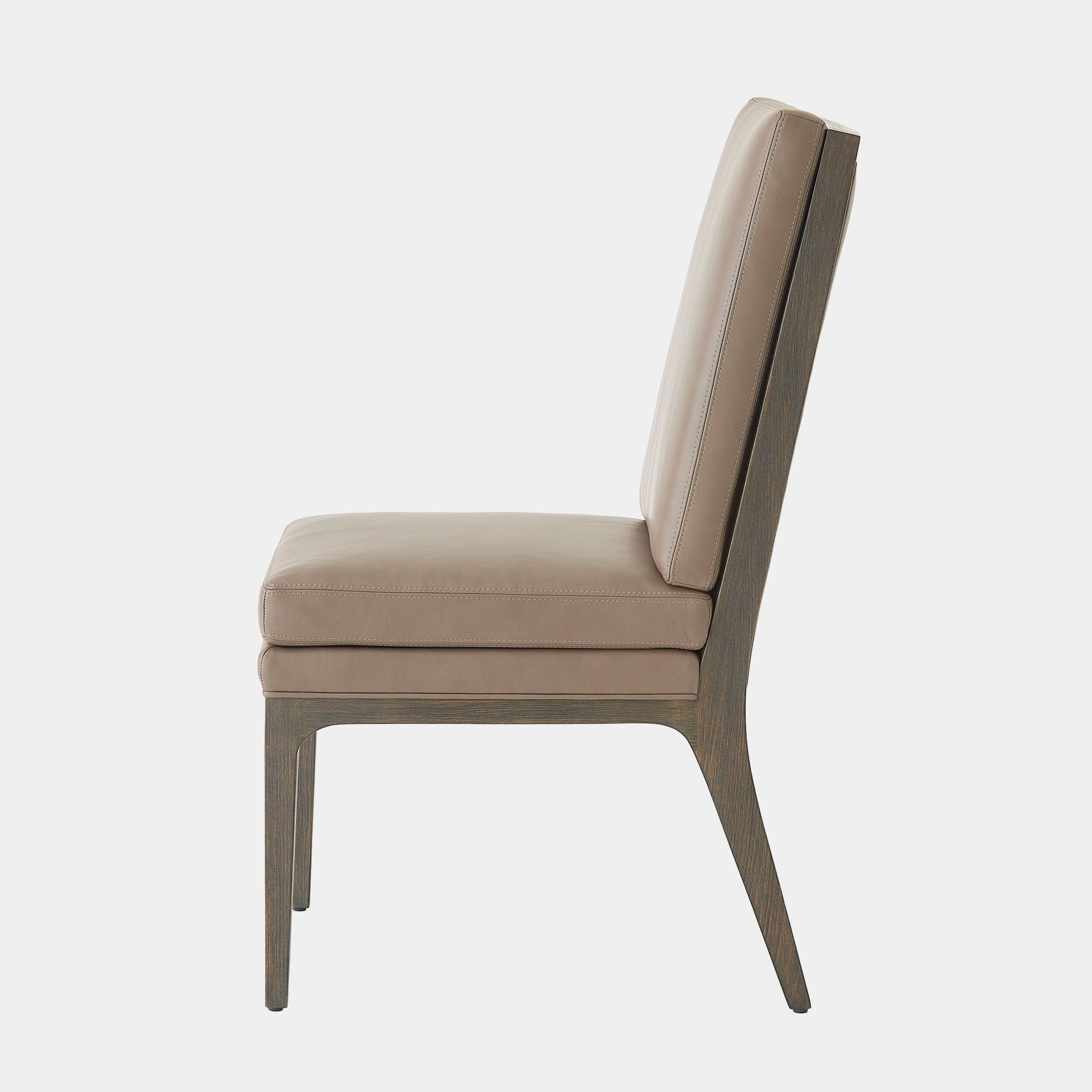 Abbott Dining Chair-Gray Leather