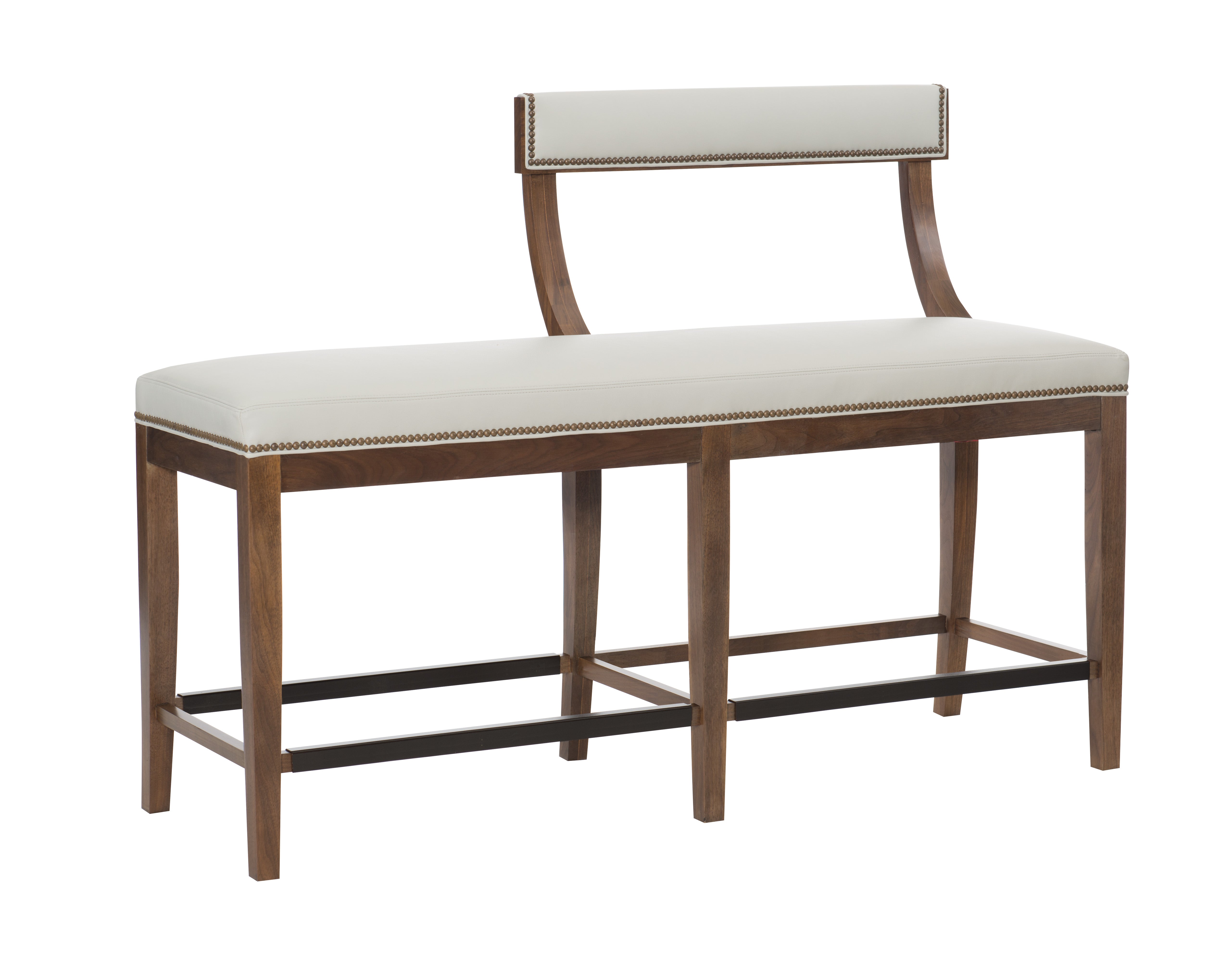 SPLIT KLISMOS BENCH in Walnut Solids - Hickory Chair