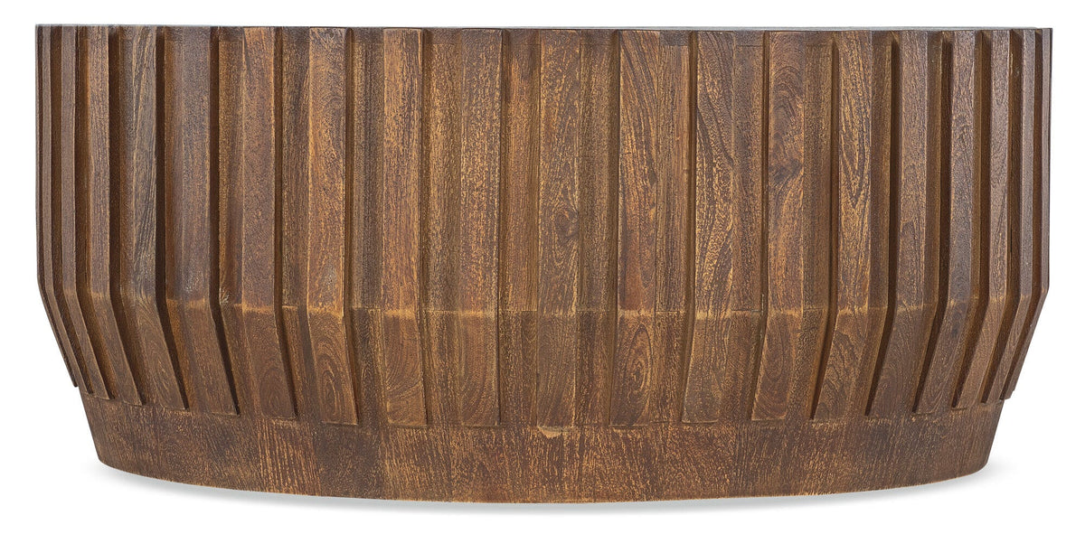 Commerce and Market Gears Round Cocktail Table