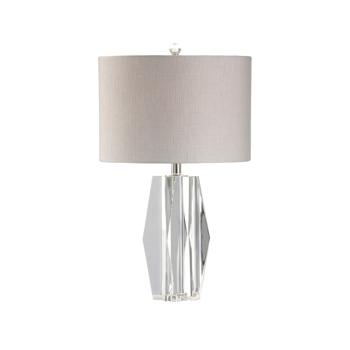 Emilia Crystal Table Lamp in Clear / Crystal - Chelsea House