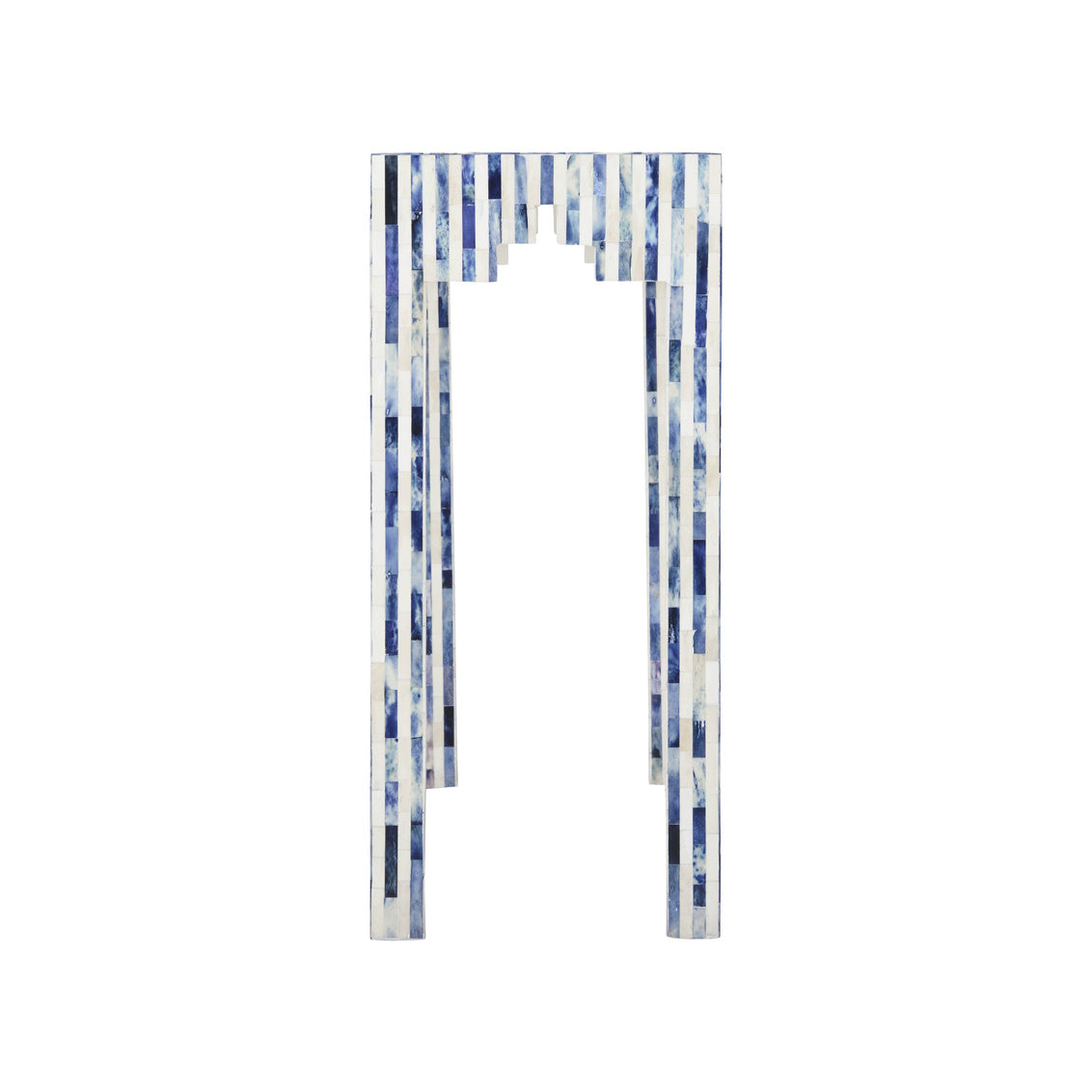 Bone Inlay Console - Blue