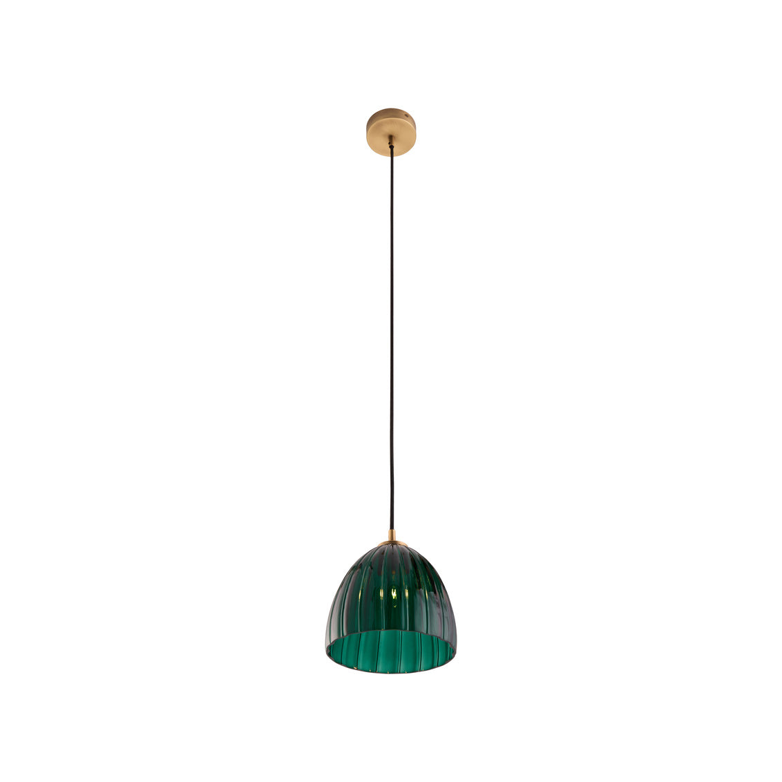 Caterina Single Pendant - Emerald Green