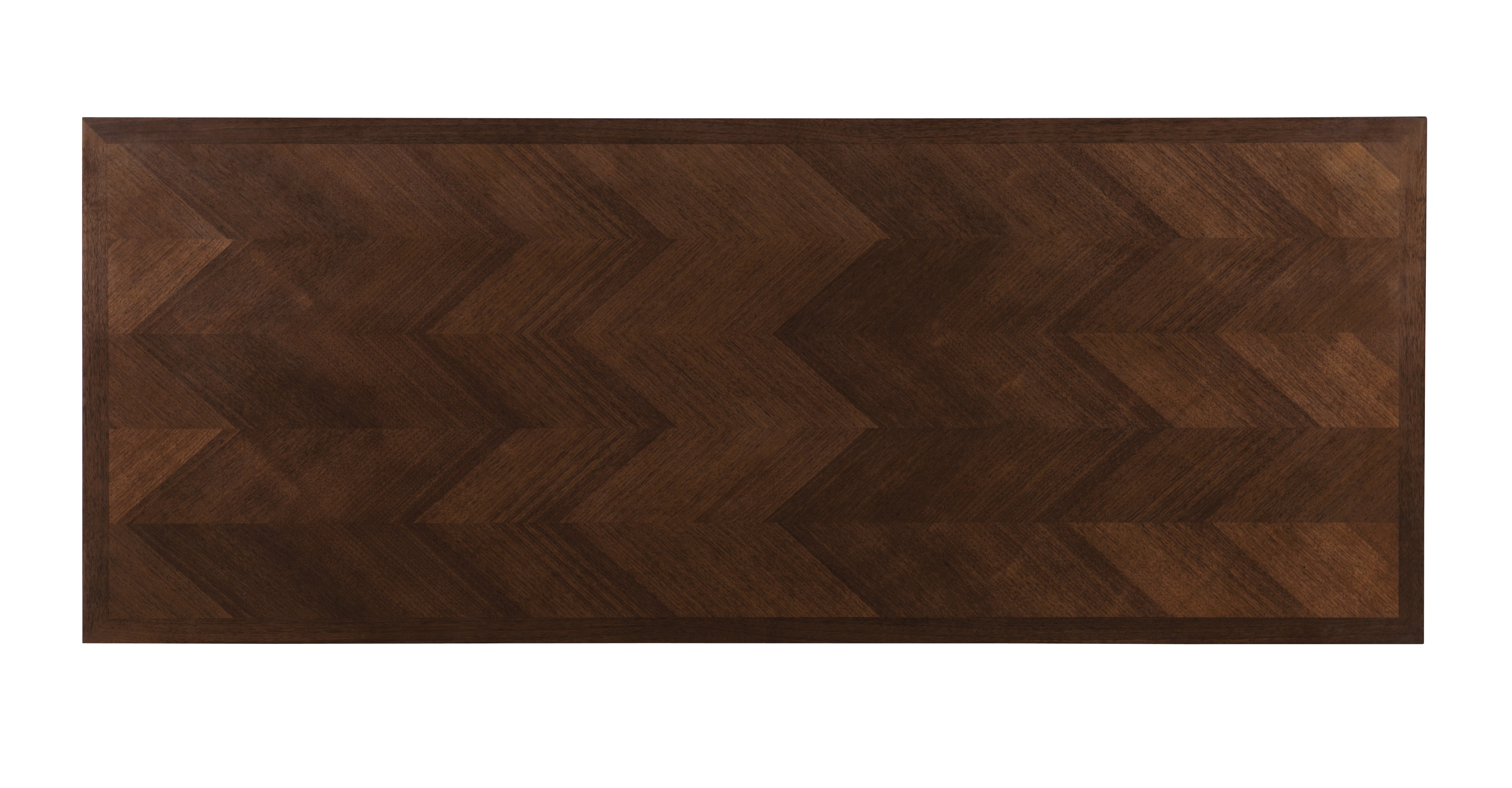 BARSTOCK DESK in Walnut Veneers, Walnut Solids, Steel - Hickory Chair