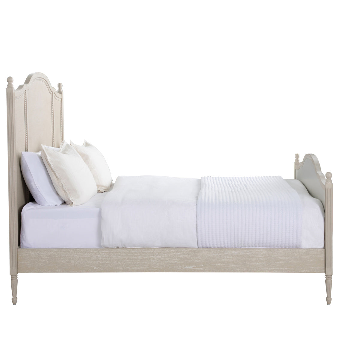 Caroline Queen Bed - White