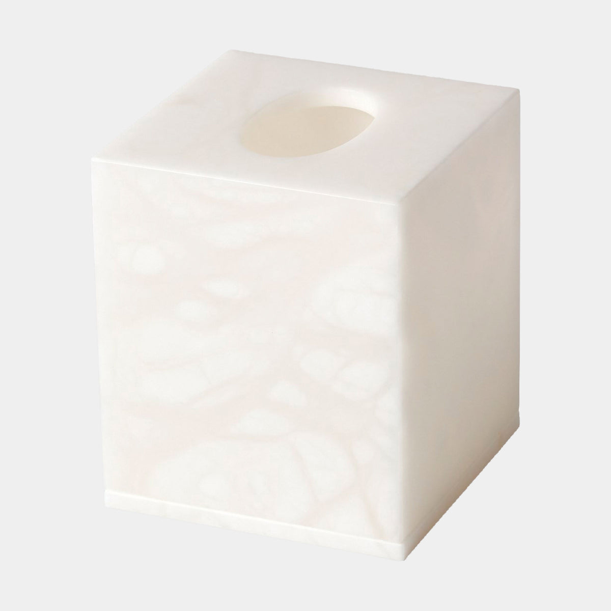 Luca Tissue Box-Alabaster