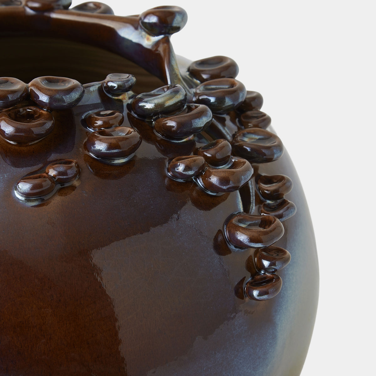 Cascading Reef Vase-Reactive Bronze-Short