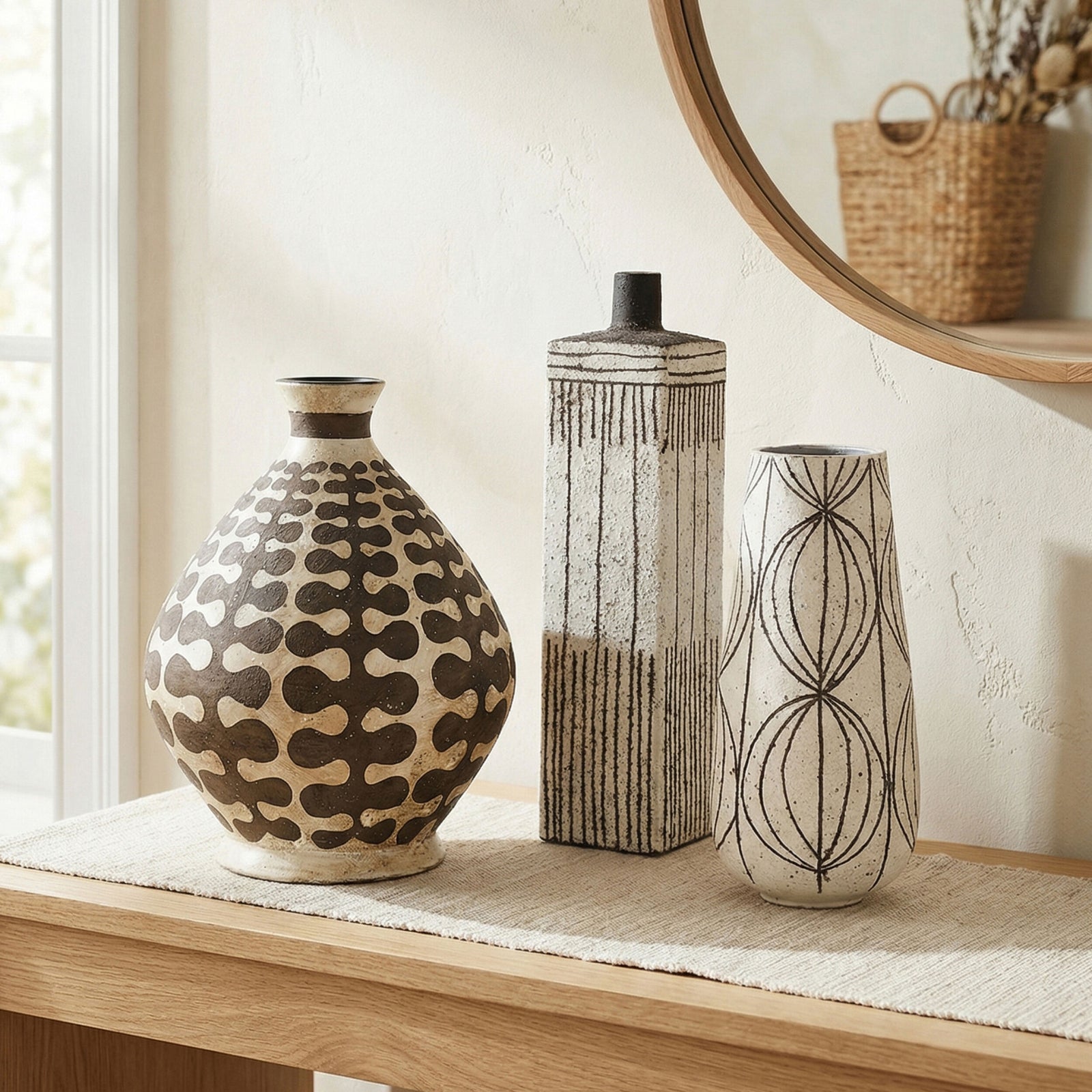 Graffiti Square Vase