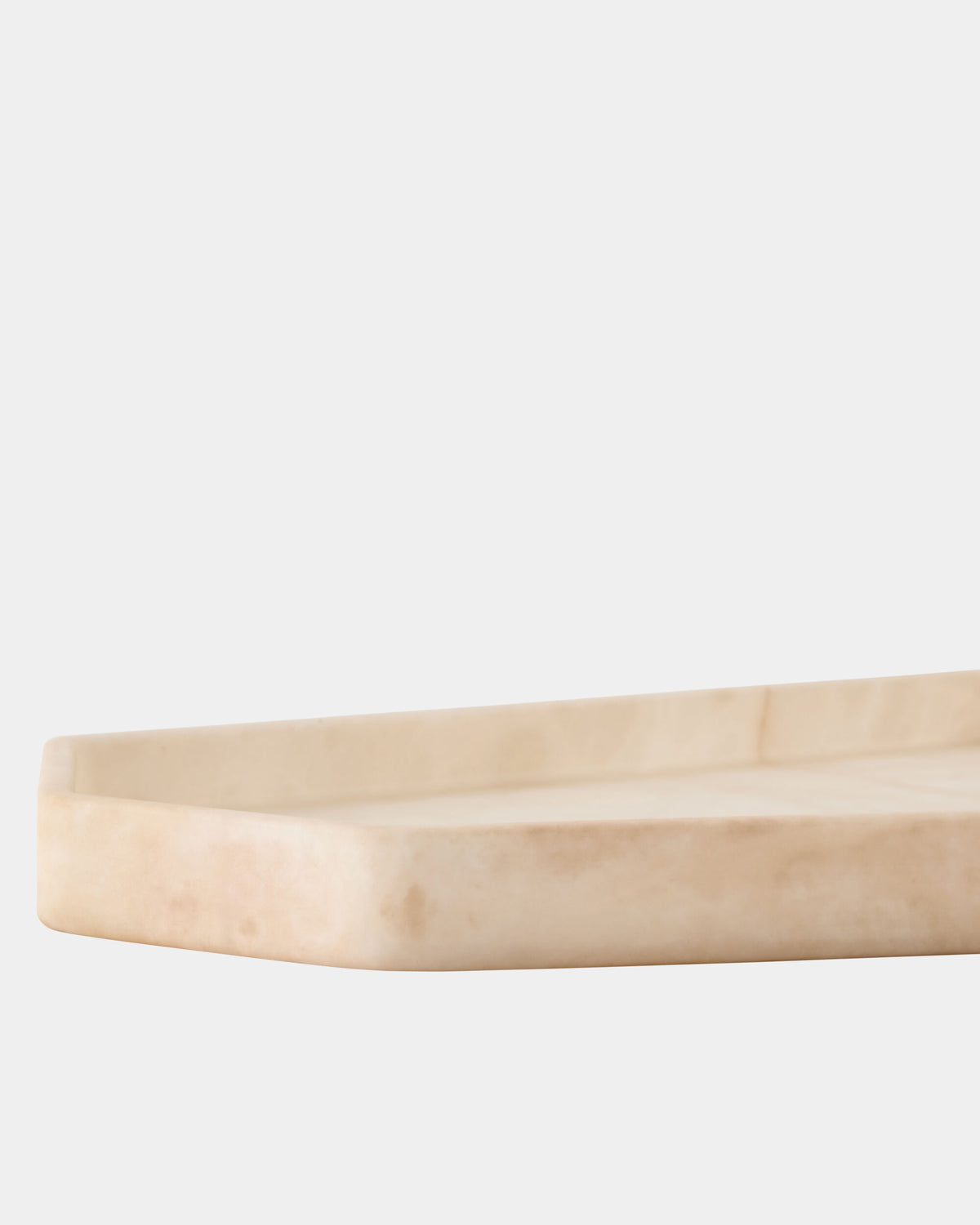 Polygon Tray-Alabaster-Long