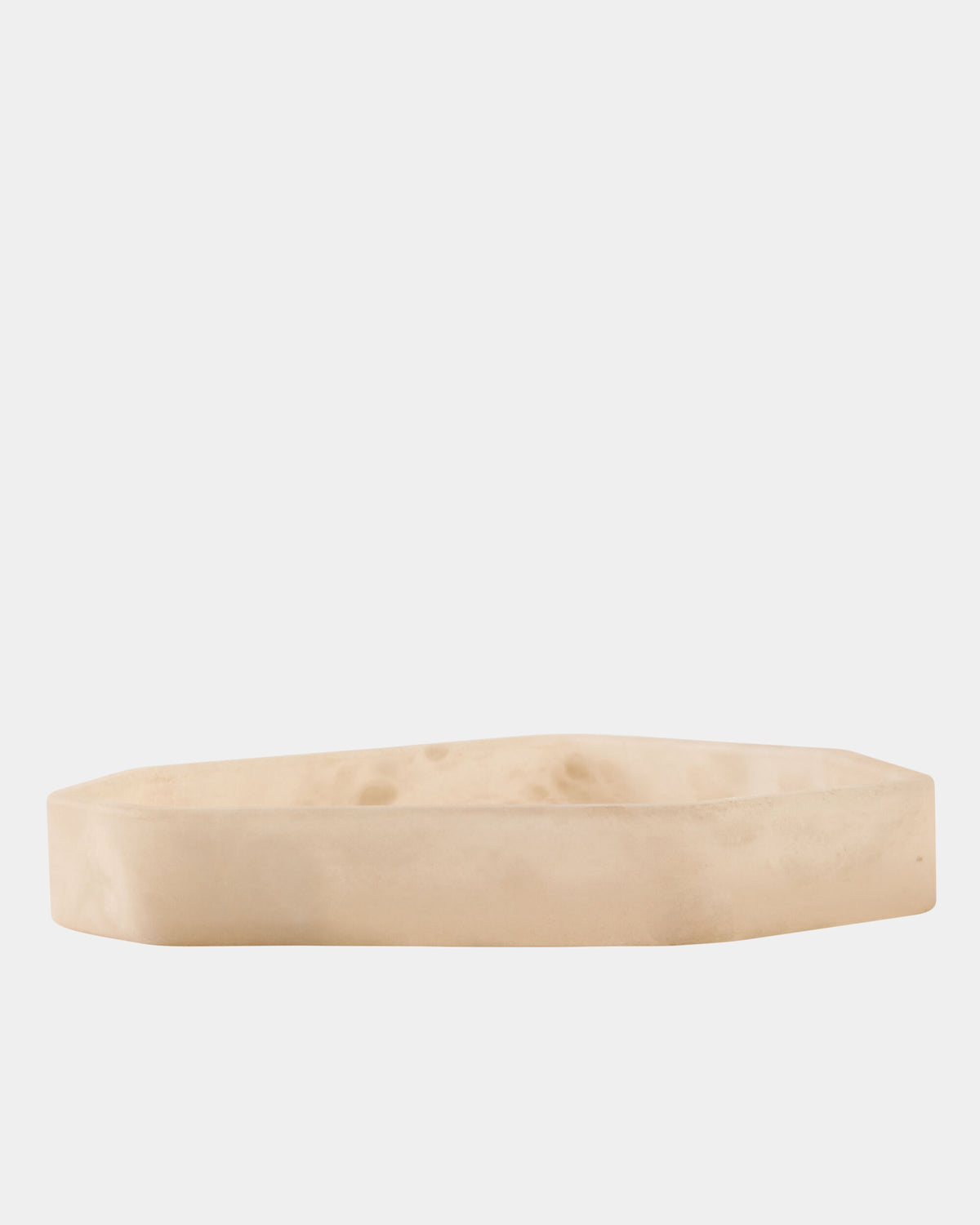 Polygon Tray-Alabaster-Short