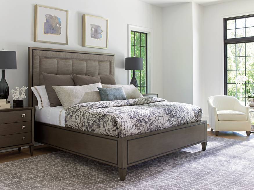 St. Tropez Custom Upholstered Panel Headboard 6/6 King