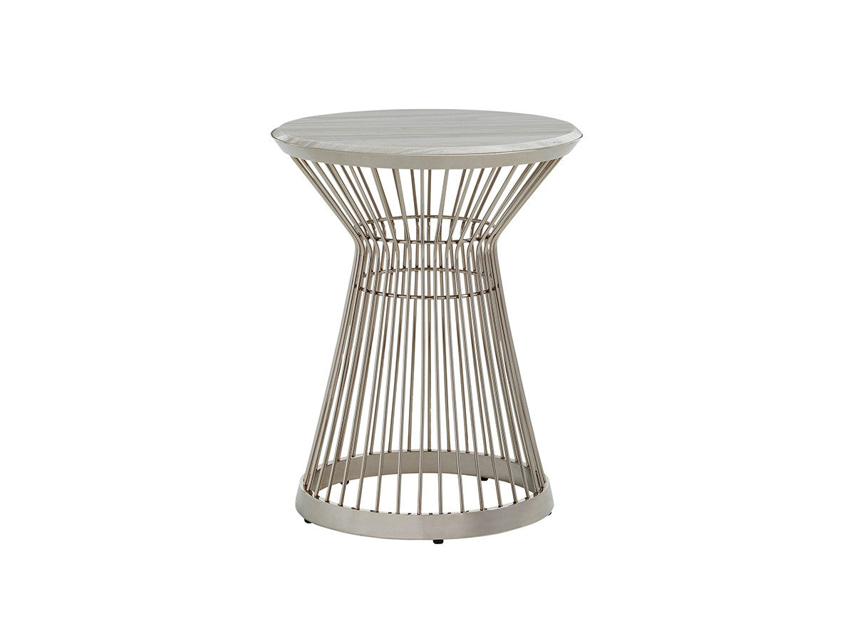 Martini Accent Table Stone Top