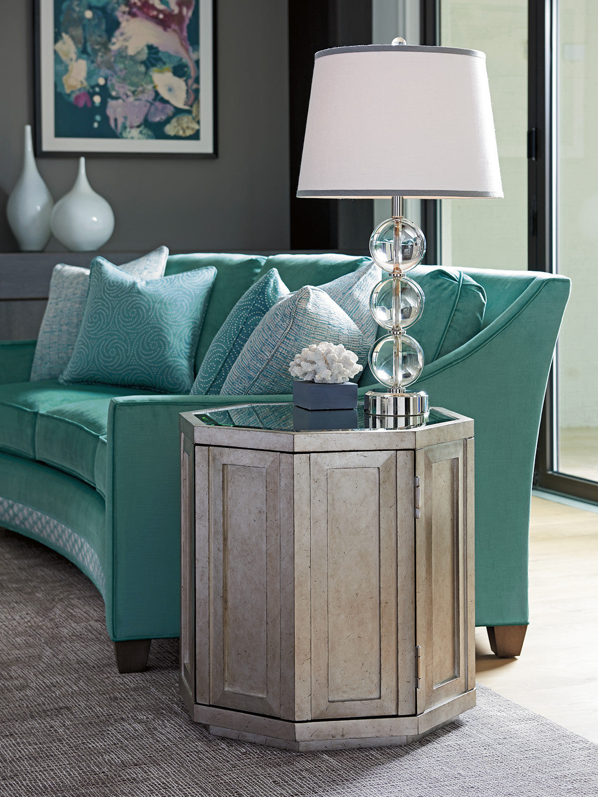 Rochelle Octagonal Storage Table