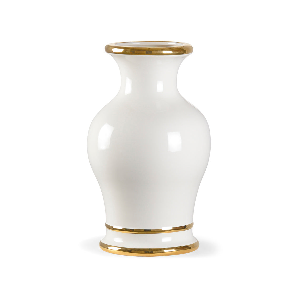 Audrey Vase - White in 17.5 / Ceramic/Porcelain - Chelsea House