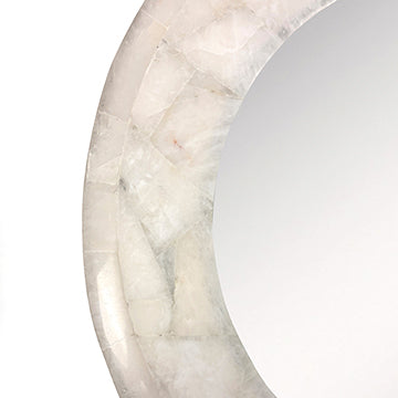 Allira Quartz Round Mirror