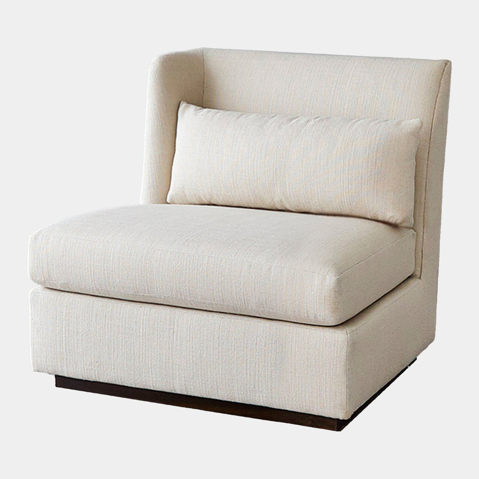 Alder Sectional Chair-Moonstone-Left Arm