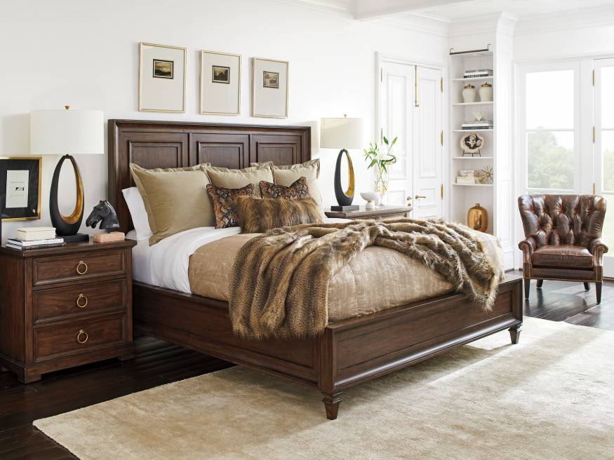 Walnut Creek Wood Panel Bed