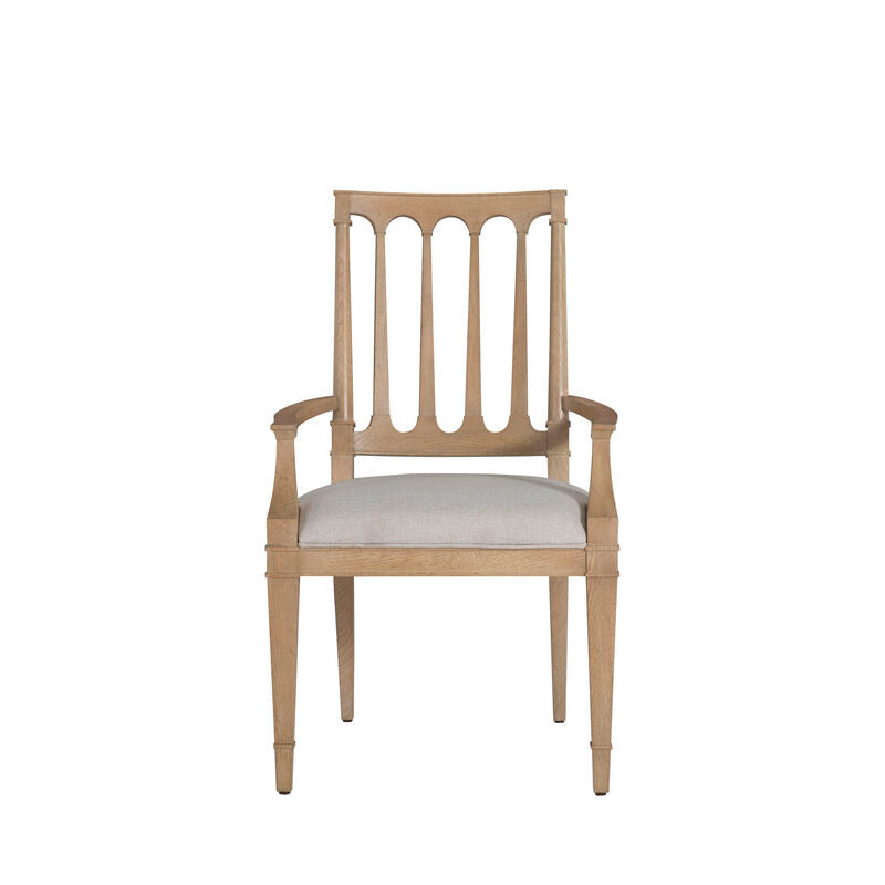Mathis Dining Arm Chair - Rustic French Oak