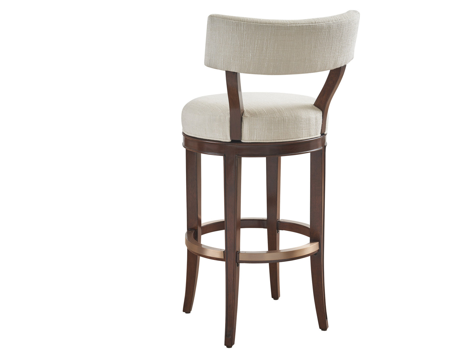 Giles Upholstered Swivel Bar Stool