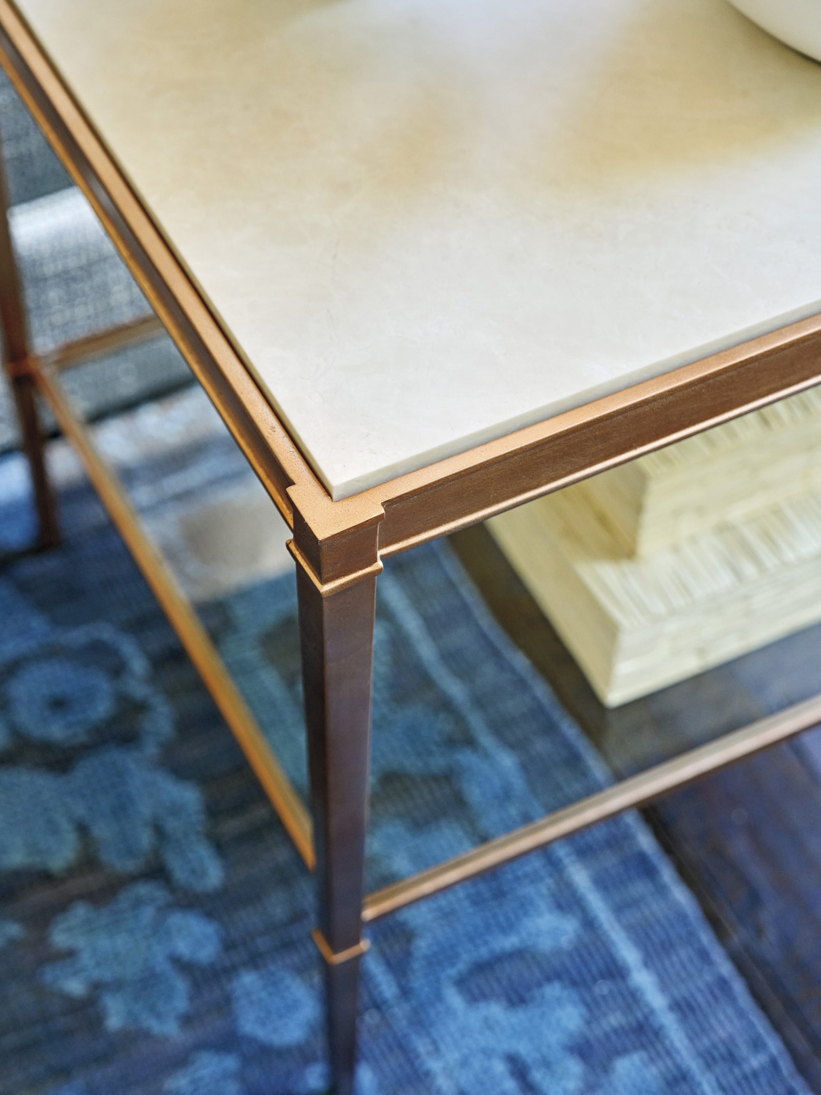 Bulgari Rectangle End Table Base