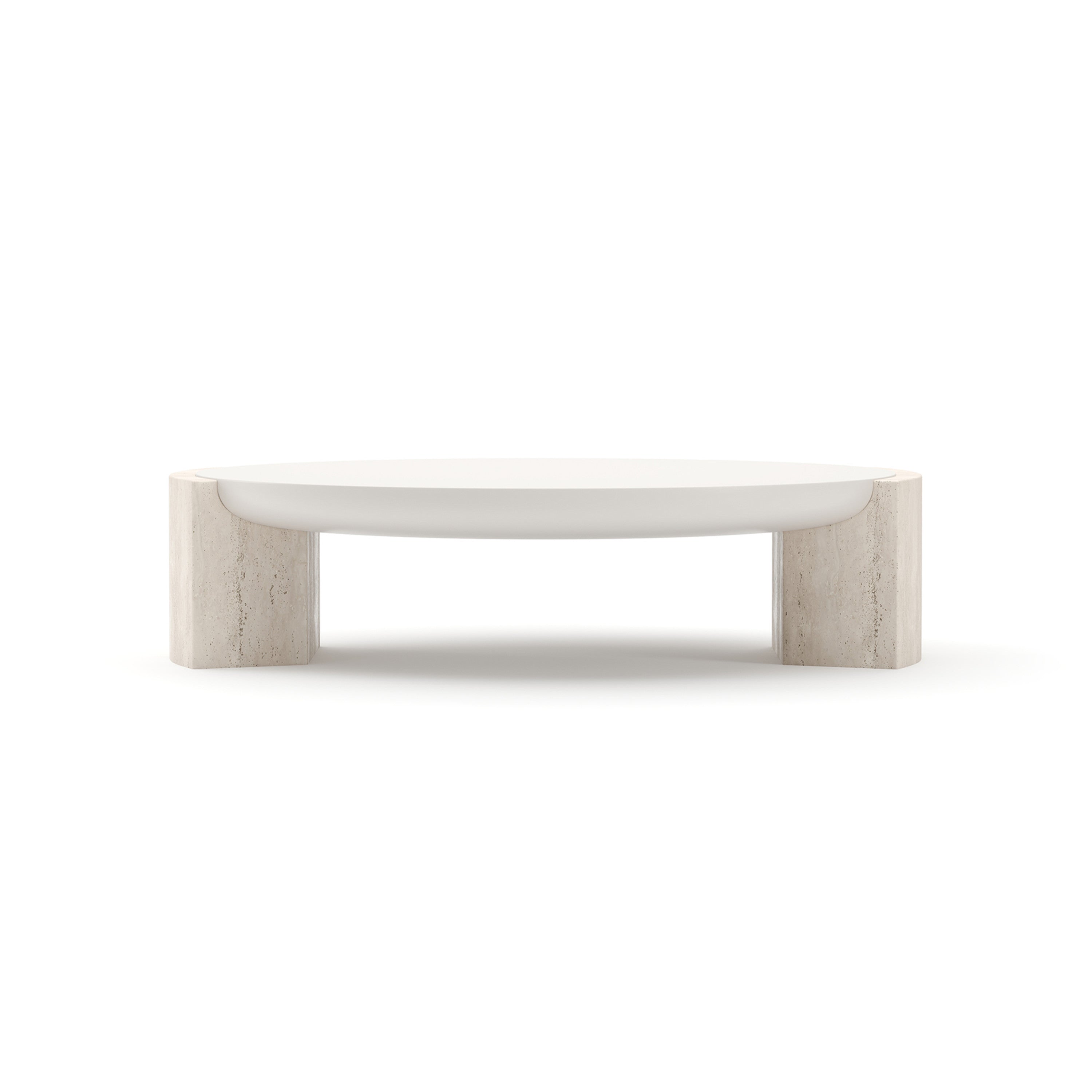 Overlap Round Cocktail Table Light – Cocktail Tables by Caracole | Sutter & Vale