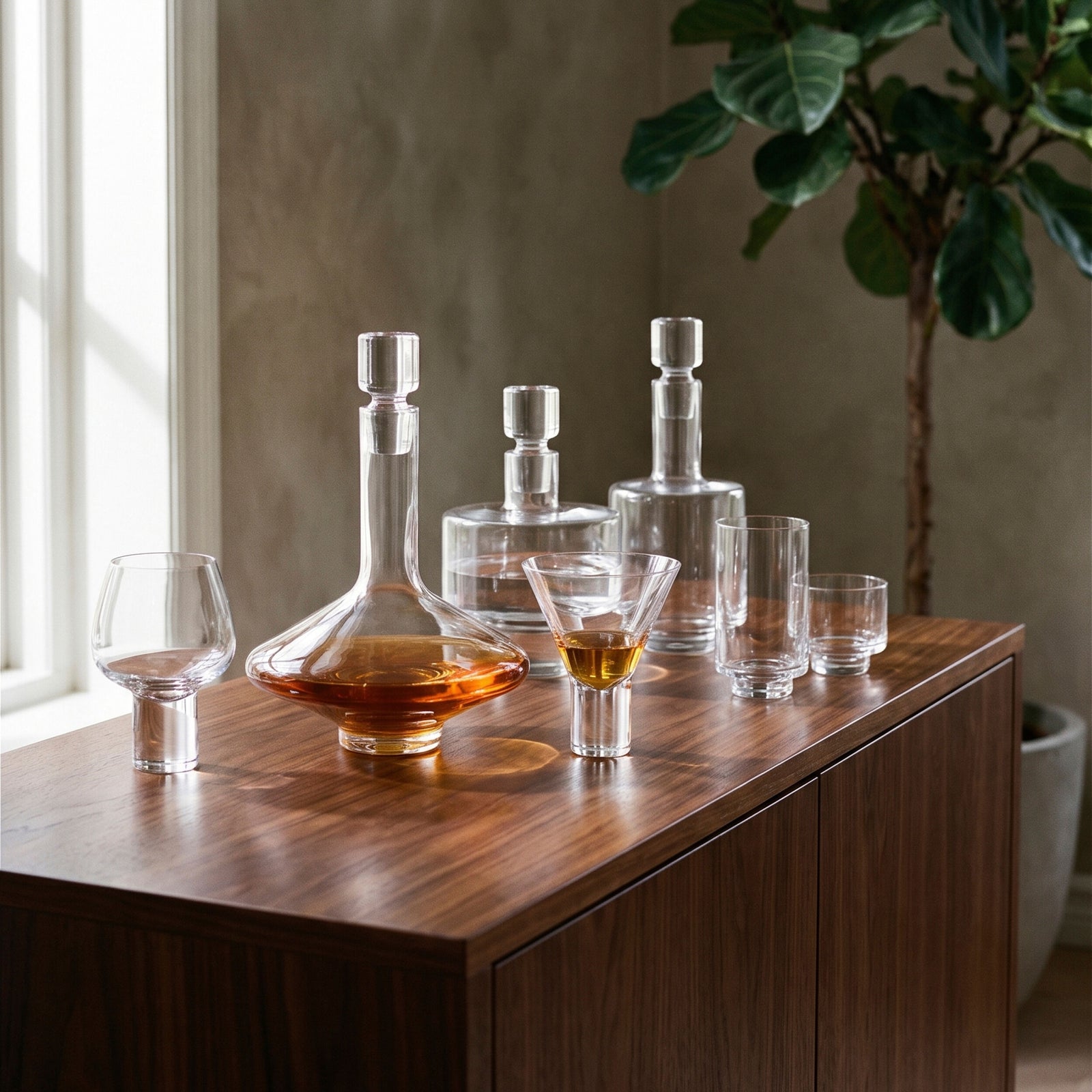 Jensen High Ball Glass-Clear
