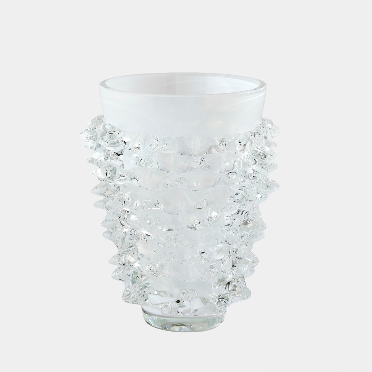 Porcupine Vase-White-Tall