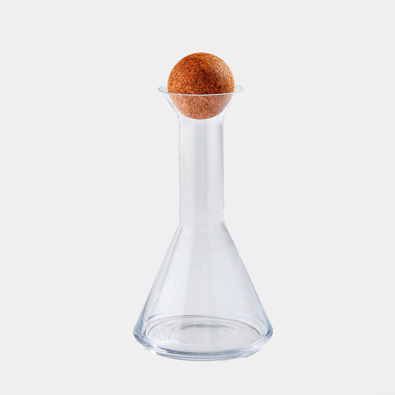 Chemistry Triangle Decanter w/Cork Stopper