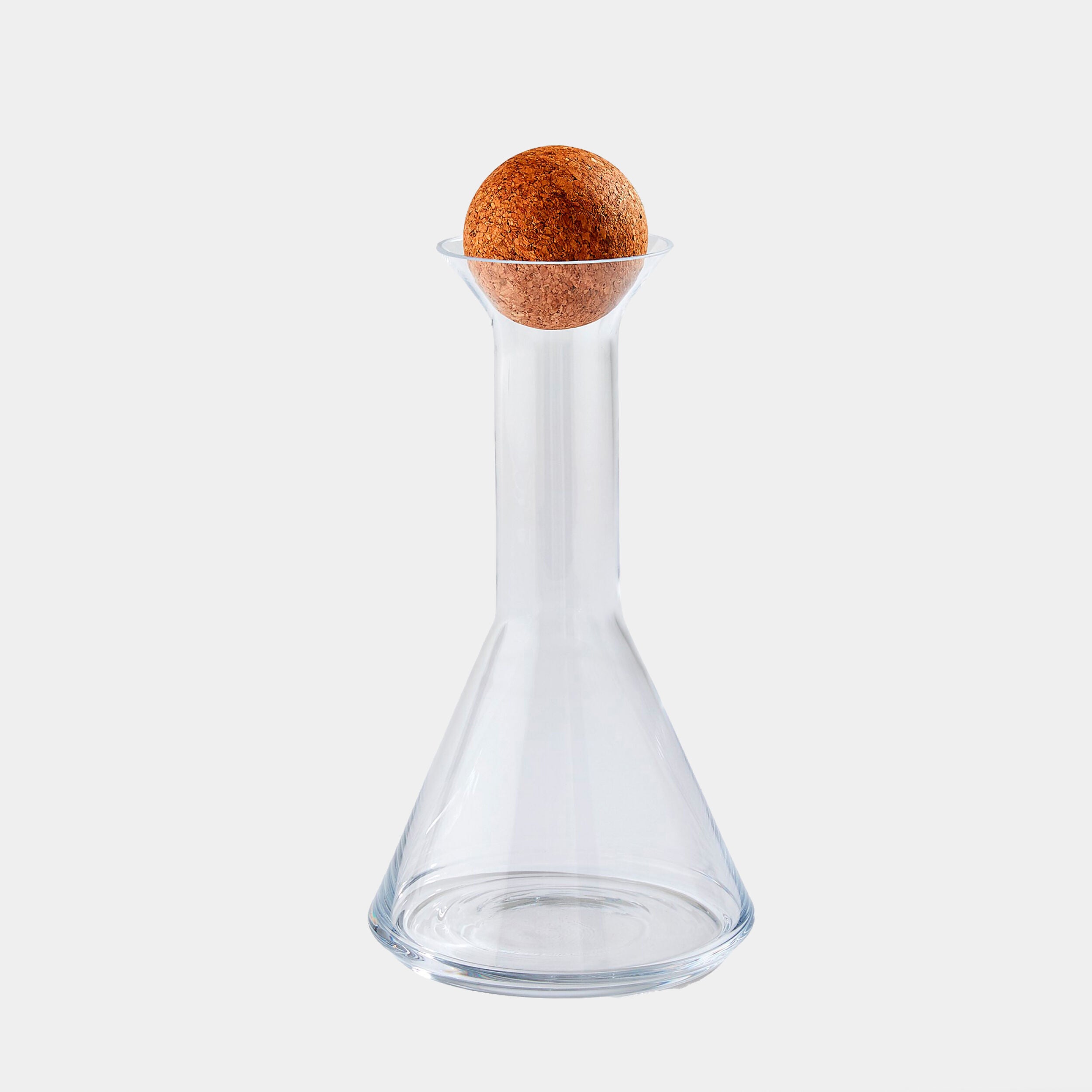 Chemistry Triangle Decanter w/Cork Stopper