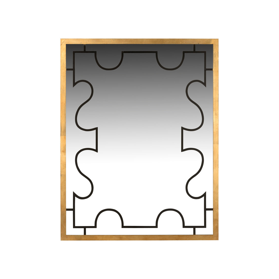 Vincennes Mirror - Gold in 46 / Iron - Chelsea House