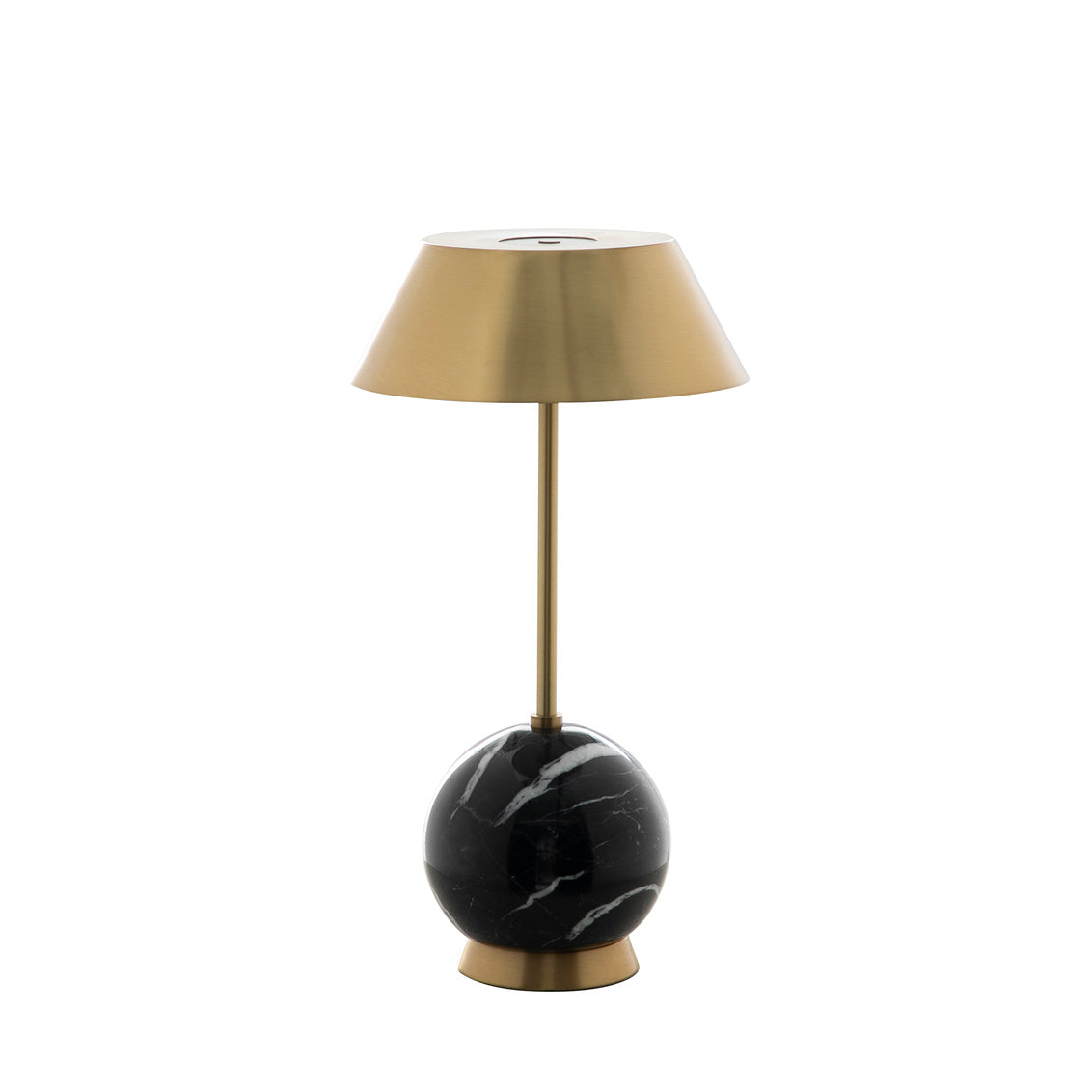 Firefly Table Lamp - BrassNero Marquina Black