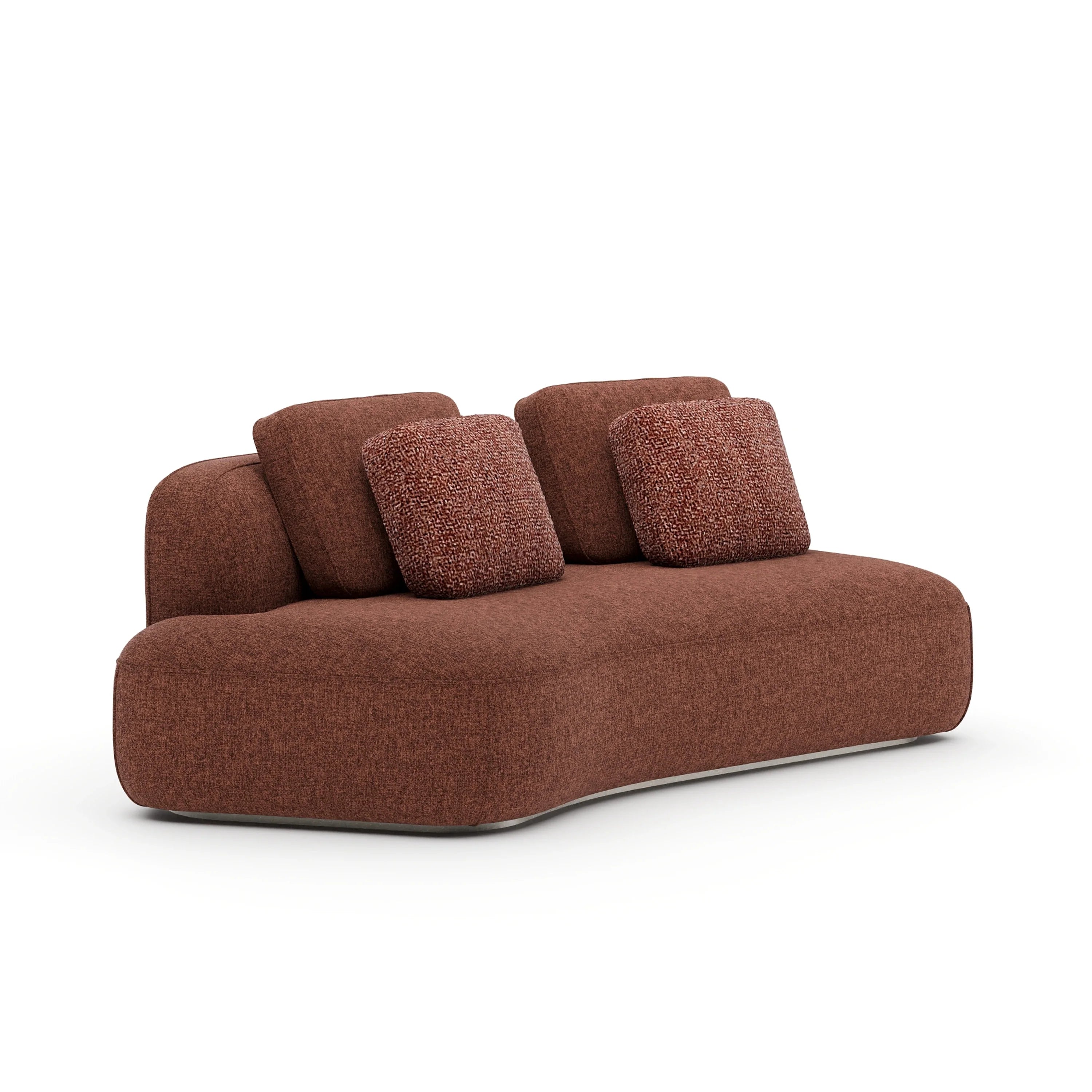 Sasso Raf Armless Loveseat - Saffron
