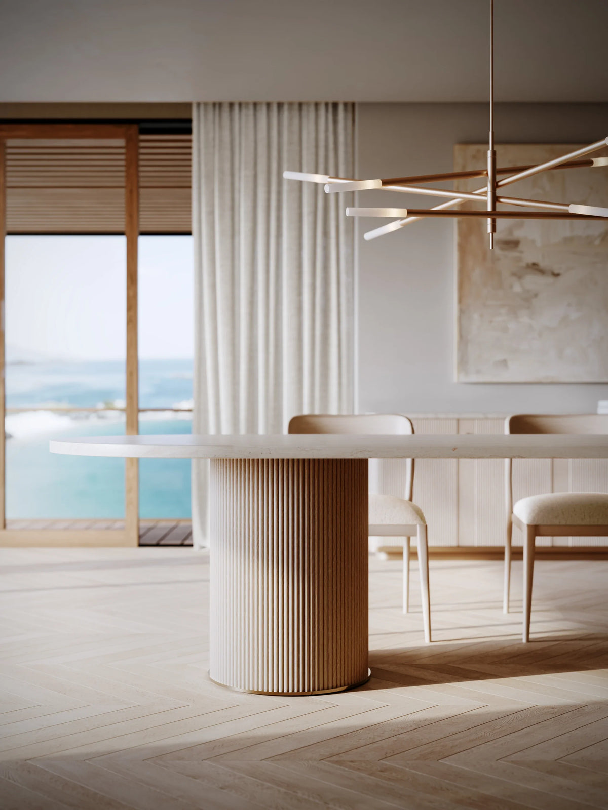 Rhythm Side Chair Ivory