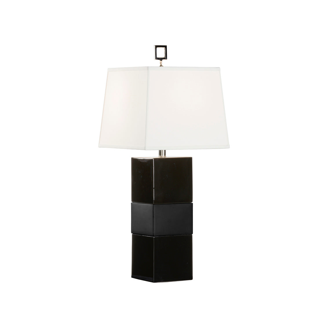 Banded Lamp - Black in 32.5 / Ceramic/Porcelain - Chelsea House