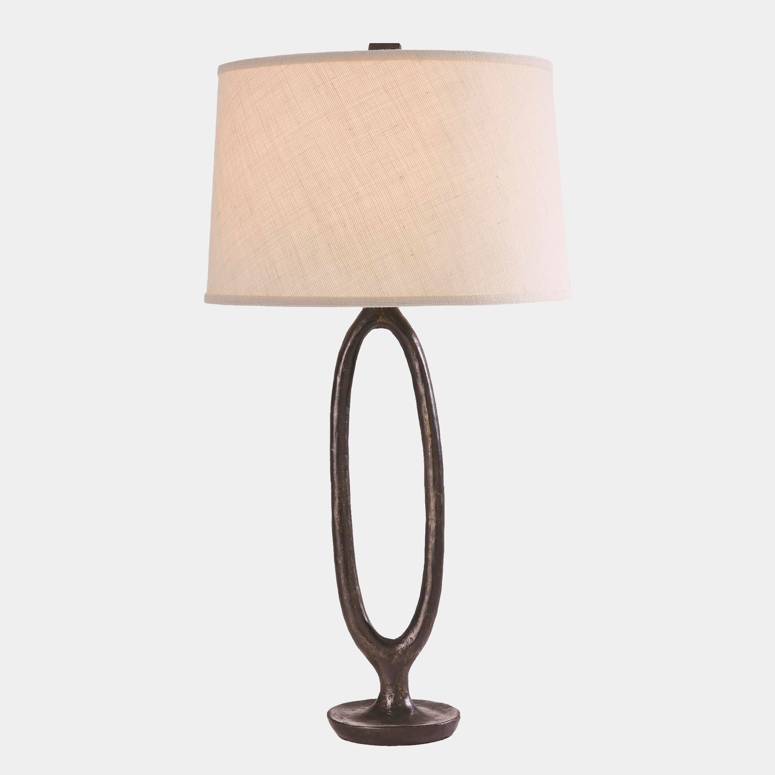 Ellipse Table Lamp-Bronze