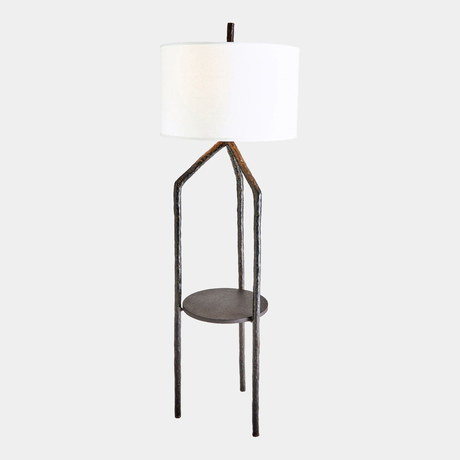 Trio Table/Floor Lamp-Bronze Verdi w/Granite