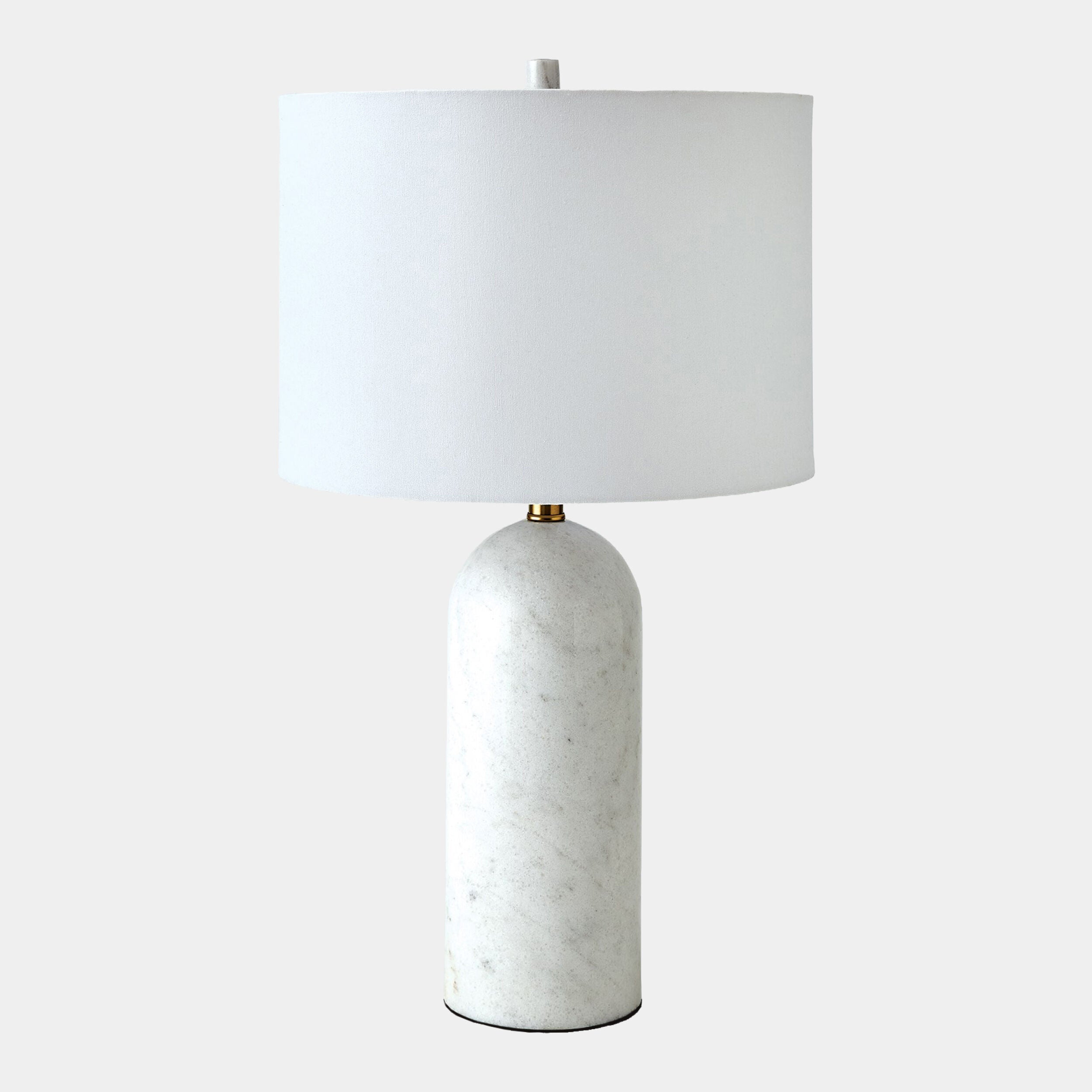 Callanish Marble Lamp-White-Lg