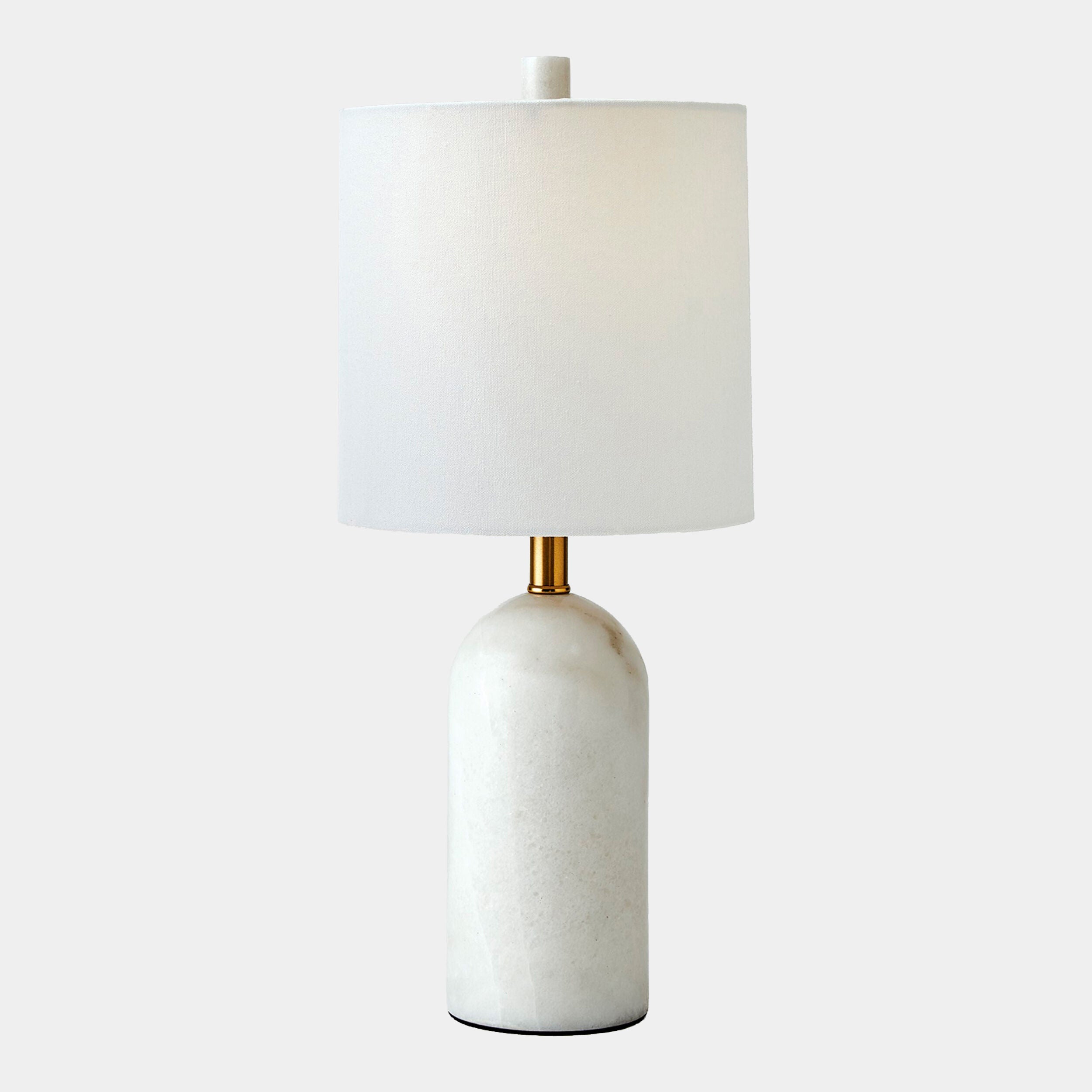 Callanish Marble Lamp-White-Sm